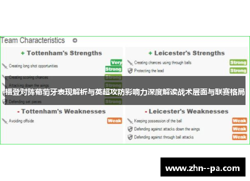 福登对阵葡萄牙表现解析与英超攻防影响力深度解读战术层面与联赛格局 福登对阵葡萄牙表现解析与英超攻防影响力深度解读战术层面与联赛格局